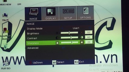 Sử dụng máy chiếu Optoma như thế nào