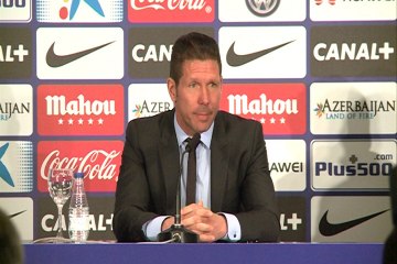 Simeone, "convencido" del crecimiento del Atleti