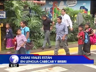 MOPT presentó manuales de seguridad vial en idiomas indígenas