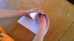 How to make a paper trick airplane