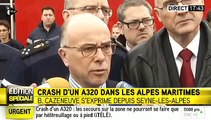Crash de l'A320 : une boîte noire retrouvée selon Cazeneuve