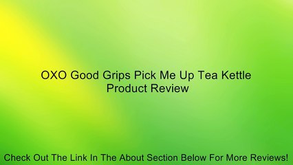 OXO Good Grips Pick Me Up Tea Kettle Review