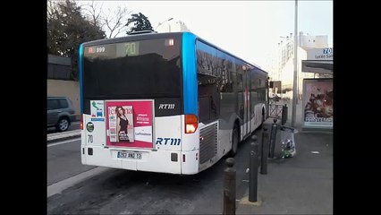 [Sound] Bus Mercedes-Benz Citaro n°999 de la RTM - Marseille sur la ligne 70
