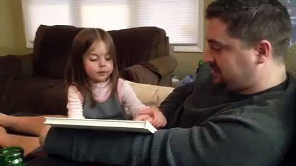 Little girl reacts to news shes going to be a big sister