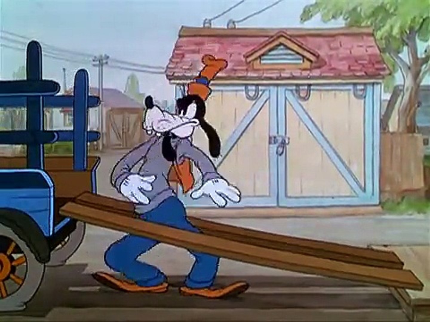Mickey Mouse Cartoon - The Moving Day (1936) (Co-starring Donald and Goofy)  - Vídeo Dailymotion