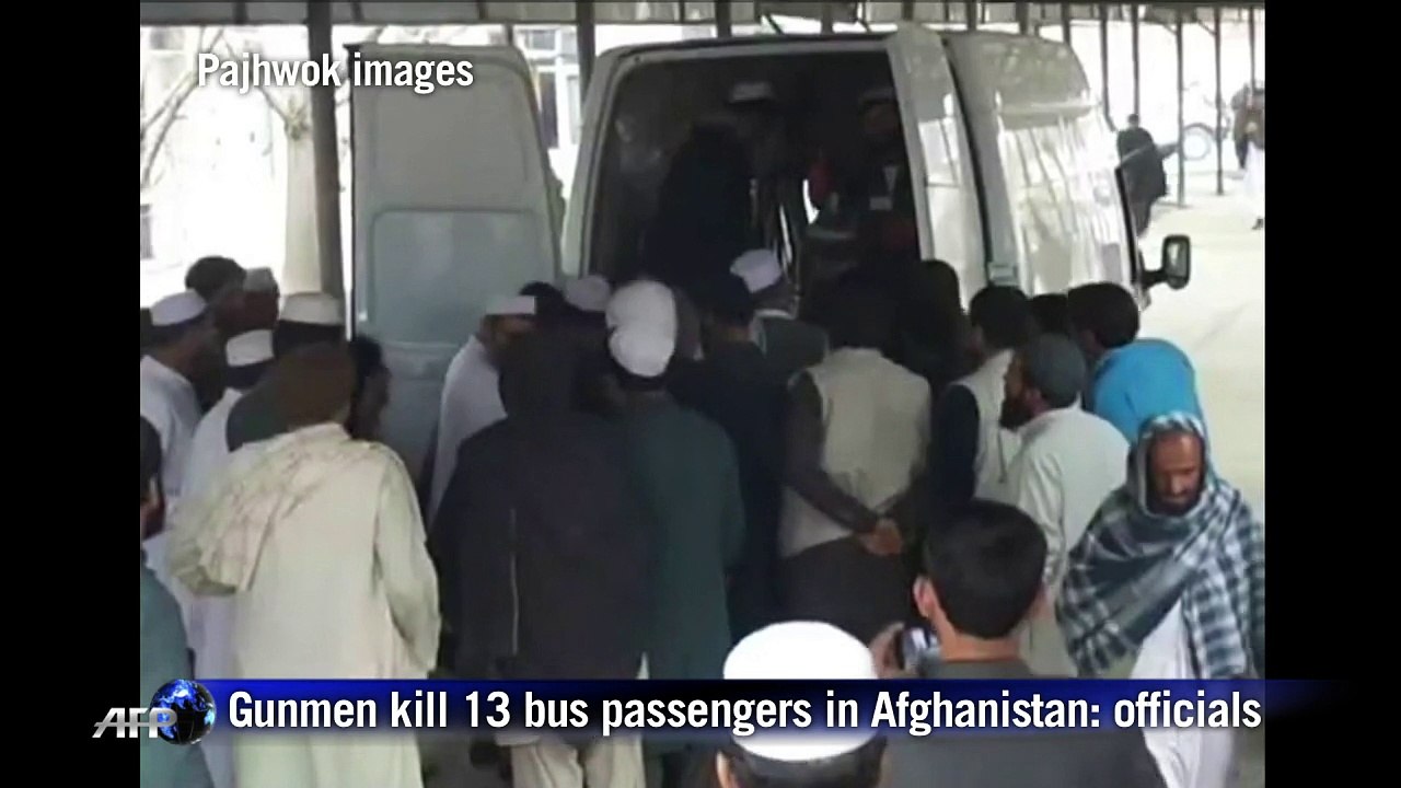 Gunmen kill 13 bus passengers in Afghanistan: officials