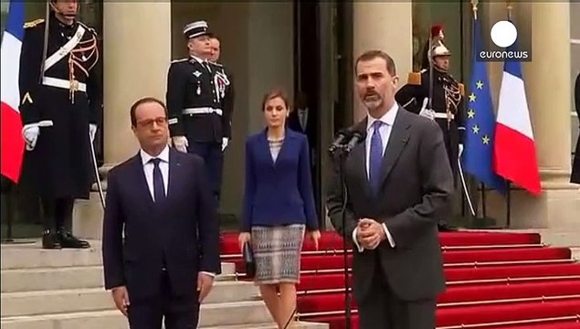 Angela Merkel et le roi Felipe VI en pensées avec les victimes et leurs proches