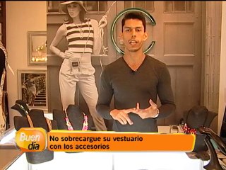 No sobrecargue su atuendo con accesorios