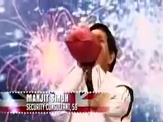 Manjit Singh's Incredible Strongman Performance on Britain’s Got Talent 💪