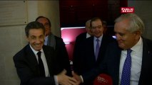 Nicolas Sarkozy au groupe UMP du Sénat : « C’est un rassemblement souhaité par tous », commente Jean-Pierre Raffarin