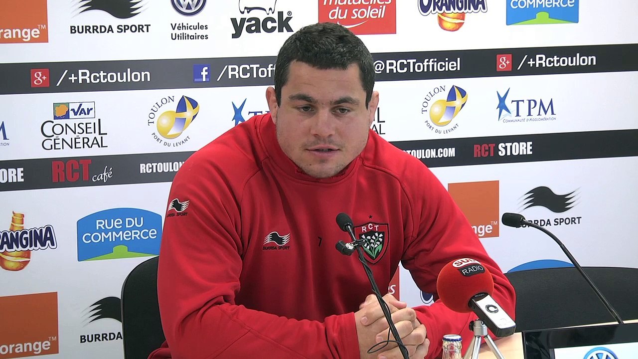 Guilhem Guirado avant RCT-Toulouse au vélodrome...