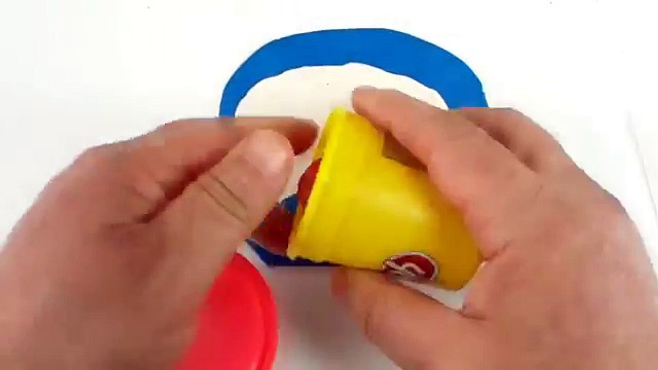 How to Make Play!! Doh Doraemon Surprise Eggs@ Plastilina Playdough Kinder Huevos Sorpresa***