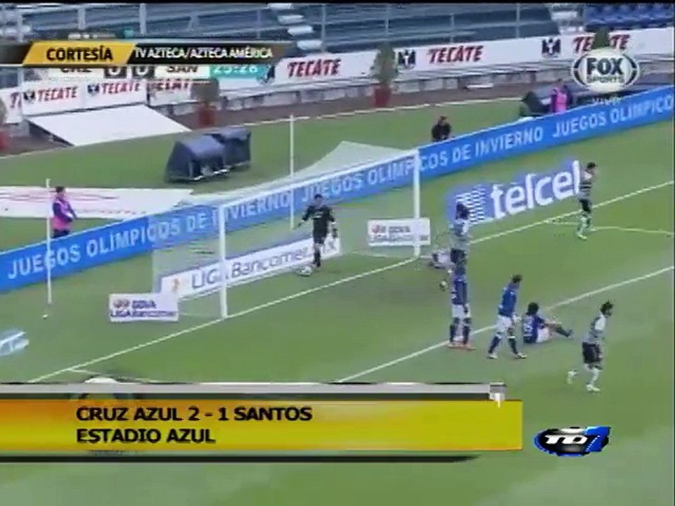 Cruz Azul 2 - Santos 1