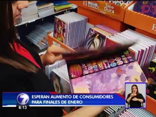 Comerciantes esperan aumento en venta de útiles a final de mes
