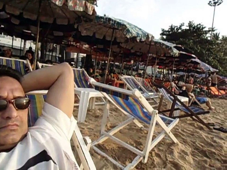 Thai land pattyya beach very beautifull sun set view