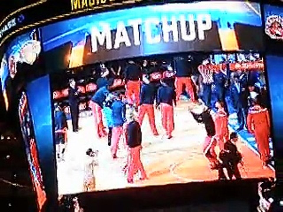 02/28/2015 - Raptors Vs. Knicks - Starting Lineup Introductions