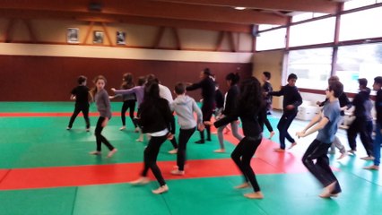 Libres comme l'air Séance de travail 6°A avec Hary ALBERT