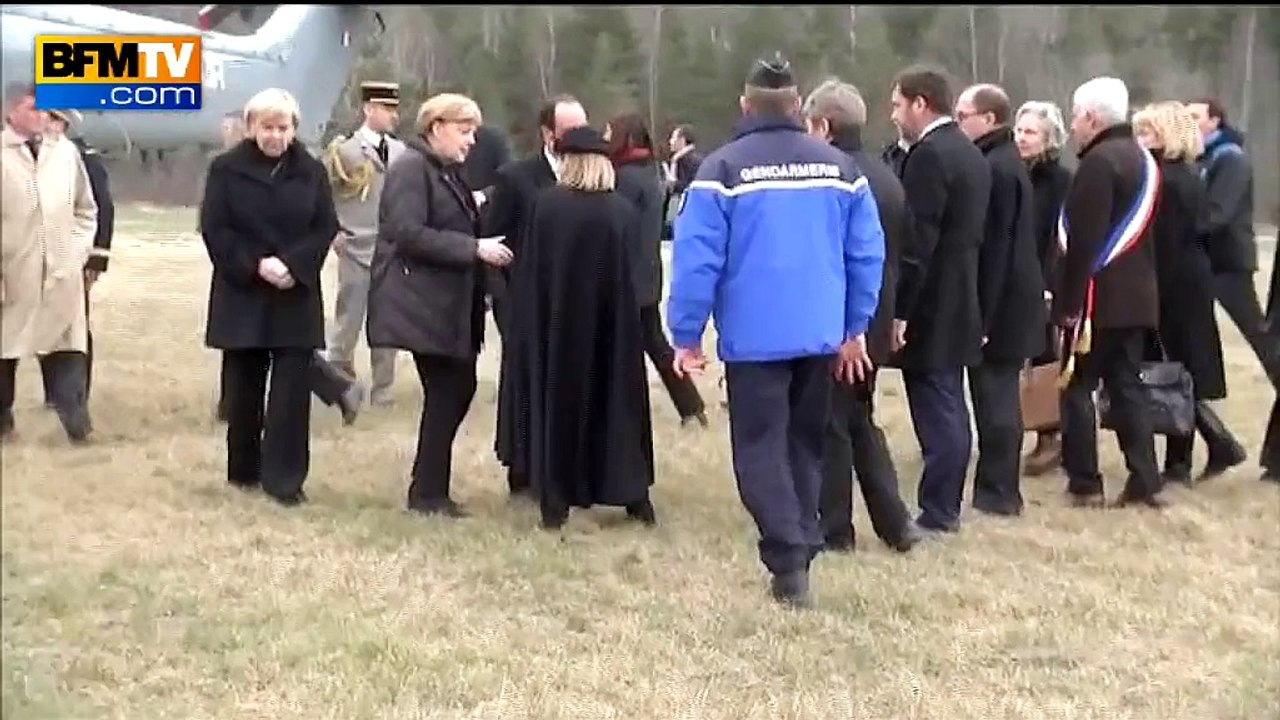 A320: Hollande et Merkel arrivent à Seyne-les-A...