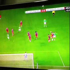 fantastic shot amazing goal.