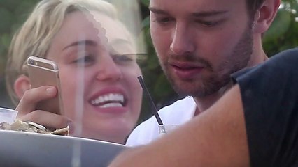 Miley & Patrick Reunion Romantic Dinner Date 2015