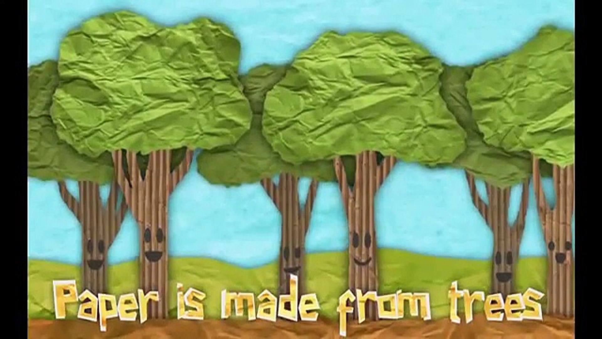 Educational video for kids - How Paper  Is Made
