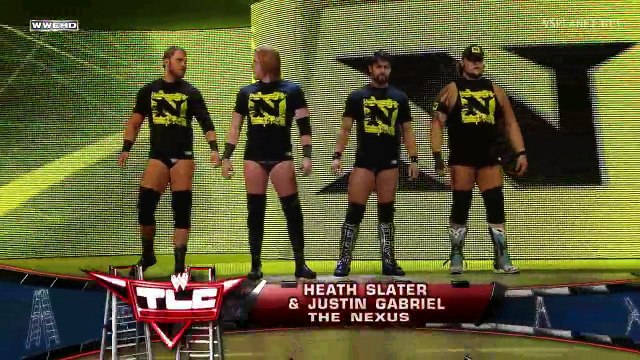 NEXUS (Heath Slater & Justin Gabriel) vs Santino Marella & Vladimir Kozlov, WWE TLC 2010