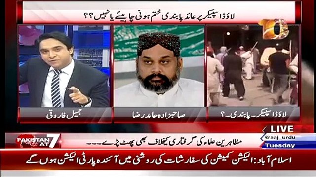 Sahibzada hamid Raza Insulted Rana Sanaullah In a Live Show