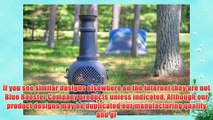 The Blue Rooster Cast Aluminum Gatsby Chiminea in Charcoal