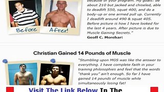 Muscle Gaining Secrets THE HONEST TRUTH Bonus + Discount