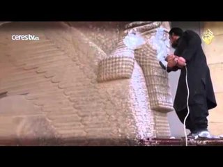 Los milicianos del ISIS destruyen a martillazos esculturas de más de 3.000 años
