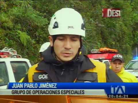 Encuentran más restos humanos en derrumbe en vía Alóag - Santo Domingo