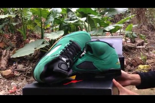 Authentic Air Jordan 5 Oregon Ducks AJ5 From shoes-clothes-china.cn