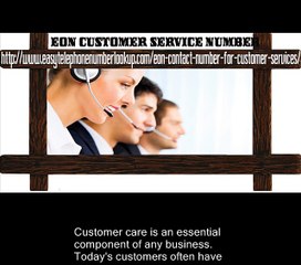 eon telephone number