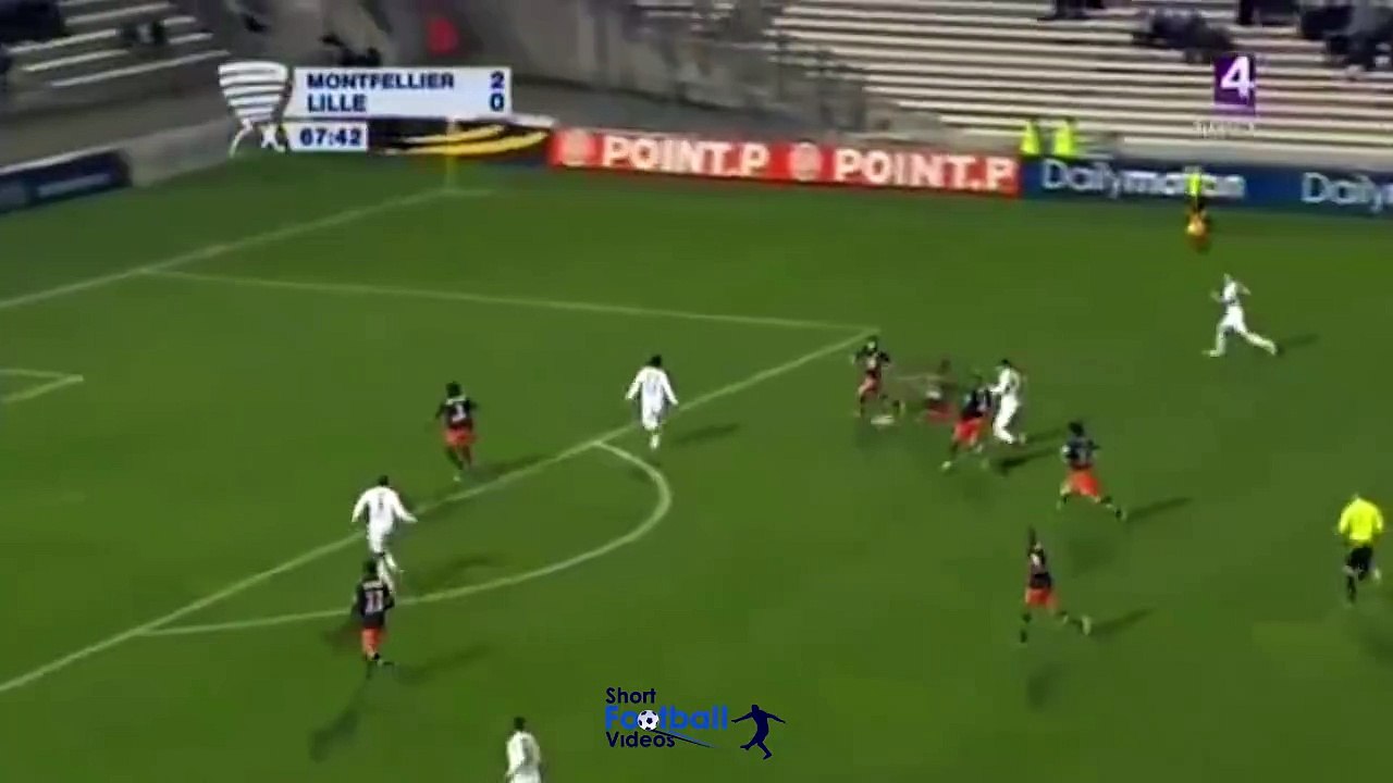 Eden Hazard combination with Gervinho in their Lille days.