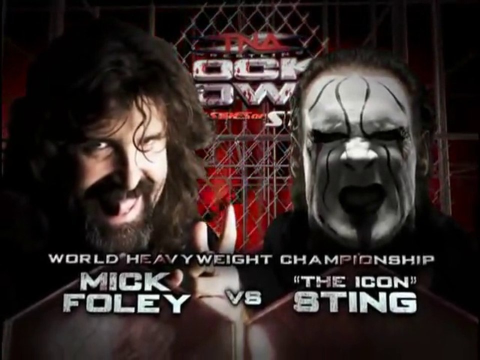 Sting vs. Mick Foley TNA Championship - Steel Cage