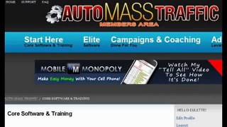 Auto mass traffic generation software review   Legit or scam