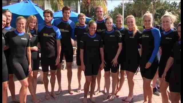 Raquetas por delfines, en el Abierto de Miami de tenis