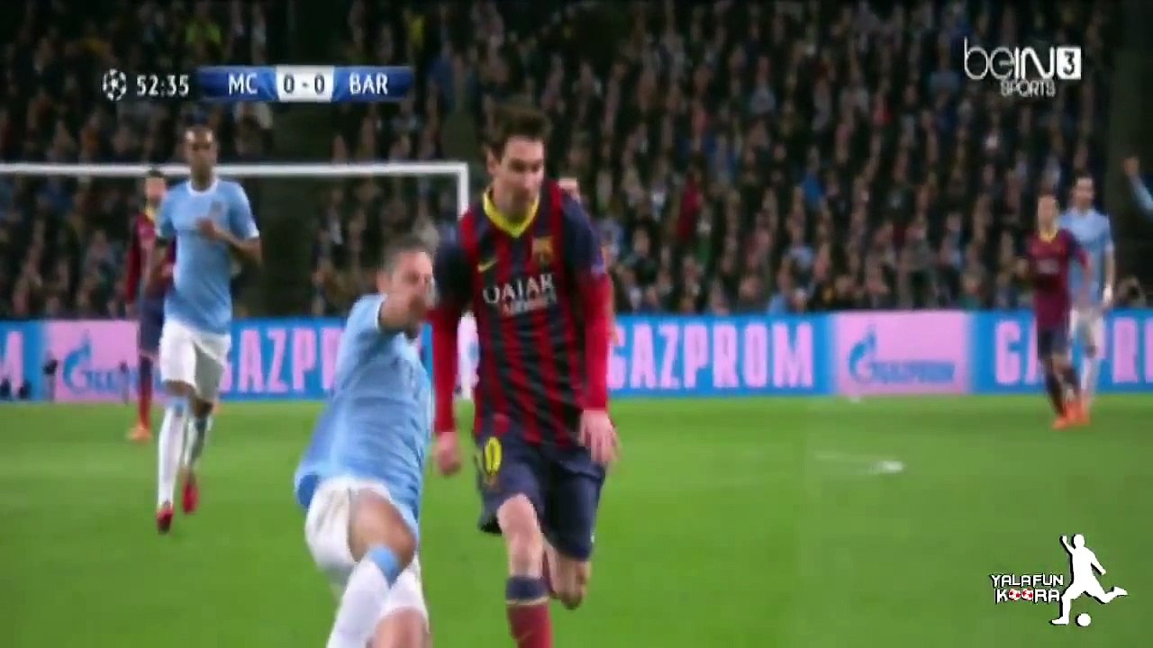 Manchester City vs Barcelona 0-2  All Goals & Full Highlights 18.02.2014 18/02/2014 resumen completo