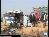 Dunya News - Khairpur bus crash leaves 13 dead and 20 injured