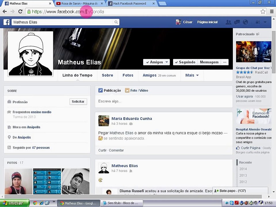 COMO DESCOBRIR SENHA E E-mail DE FACEBOOK SEM PROGRAMAS HD 2015