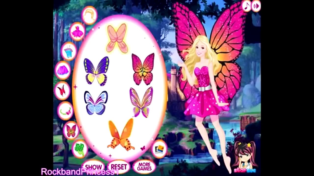 Barbie Mariposa Games العاب باربي - العاب الاميرة باربي - 11 - barbie cartoon arabic