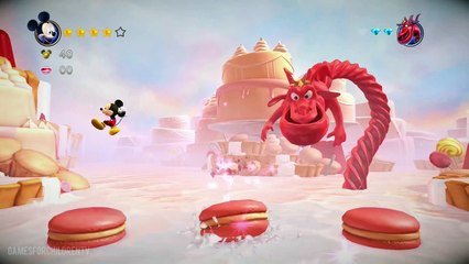 Mickey Mouse Clubhouse Game - Castle of Illusion Clip Licorice Dragon Boss - HD 1080p Englis... (HD)