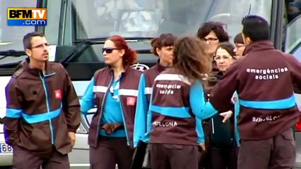 Crash de l'A320: forte émotion aux aéroports de Barcelone et Düsseldorf