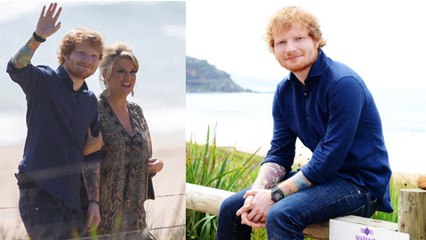 (VIDEO) Ed Sheeran Shooting for Home and Away