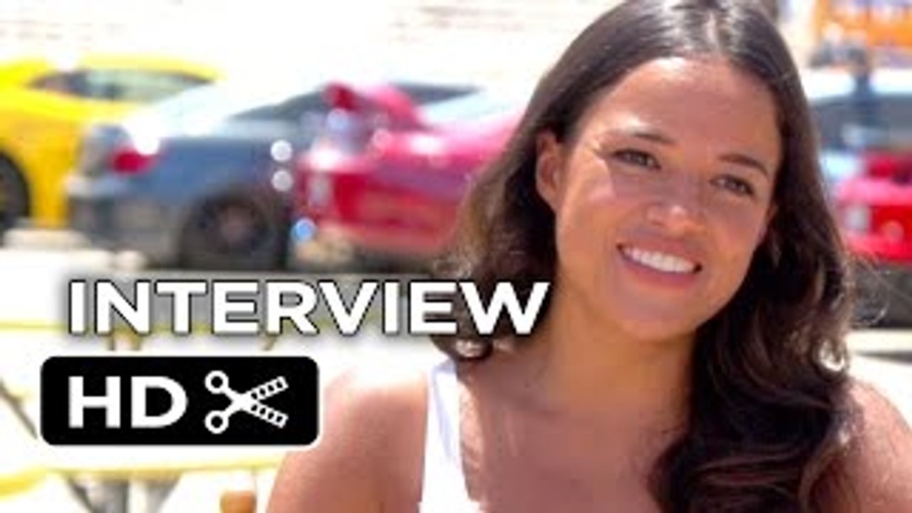 Furious 7 Interview - Michelle Rodriguez (2015) - Paul Walker, Vin Diesel Movie _HD
