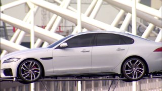 2016 Jaguar XF Unveiled In a Tight Rope Stunt