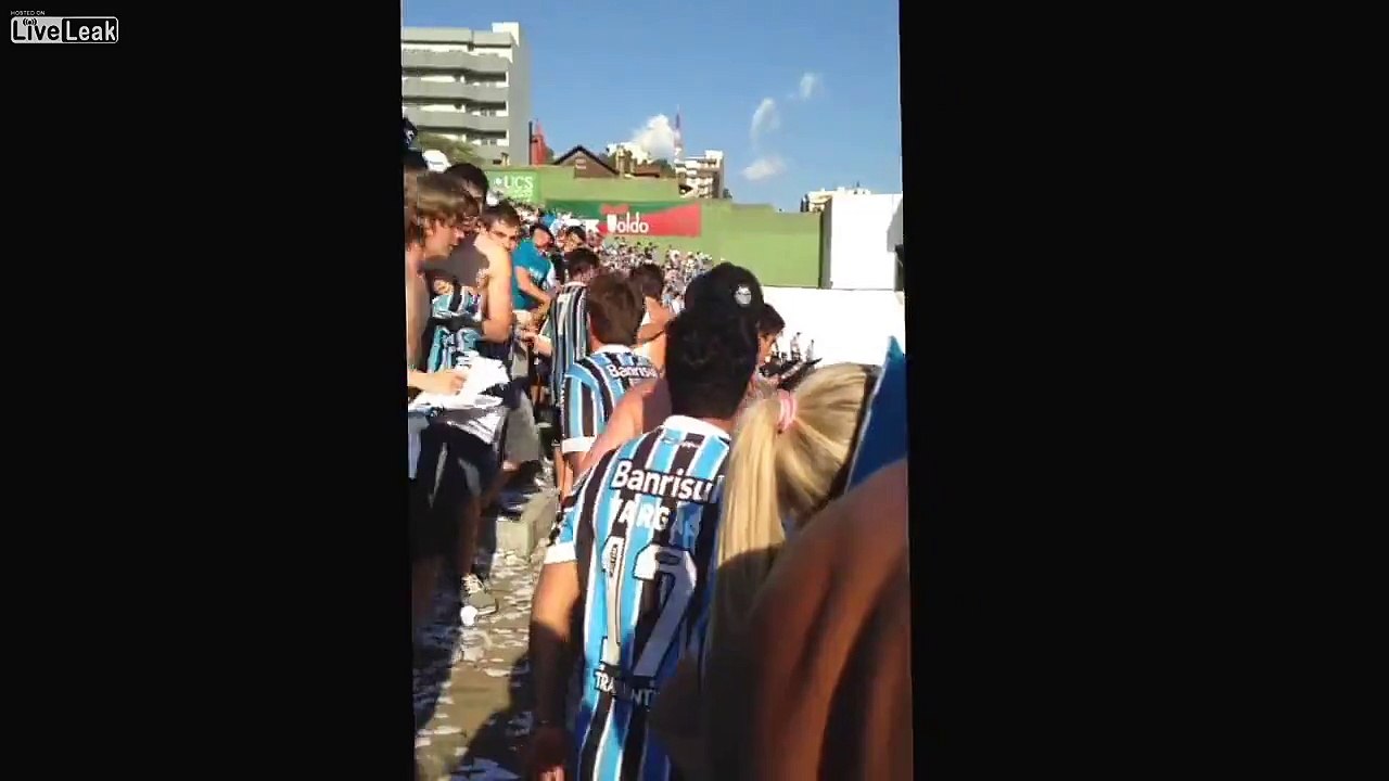 Football fan helps his team score in unusual way