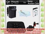 All in 1 Car Mount Kit For Sony HDRAS100V/W HDR-AS100VR HDR-AS15 HDR-AS30V HDR-MV1HDR-AS200V