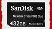 SanDisk 32 GB Memory Stick Pro Duo Flash Memory Card SDMSPD-032G-A11