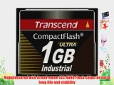 Transcend TS1GCF100I 1GB Industrial Compact Flash Card